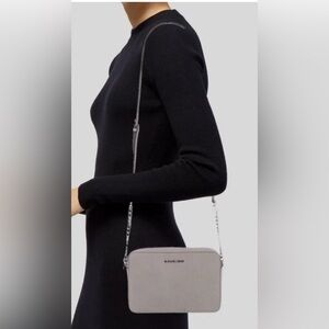 MICHAEL KORS Gray Crossbody Bag